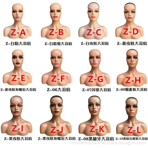 Julianna half coloured real life big lip 360 mannequin head stand cute girl with shoulders mannequin head for sunglass display